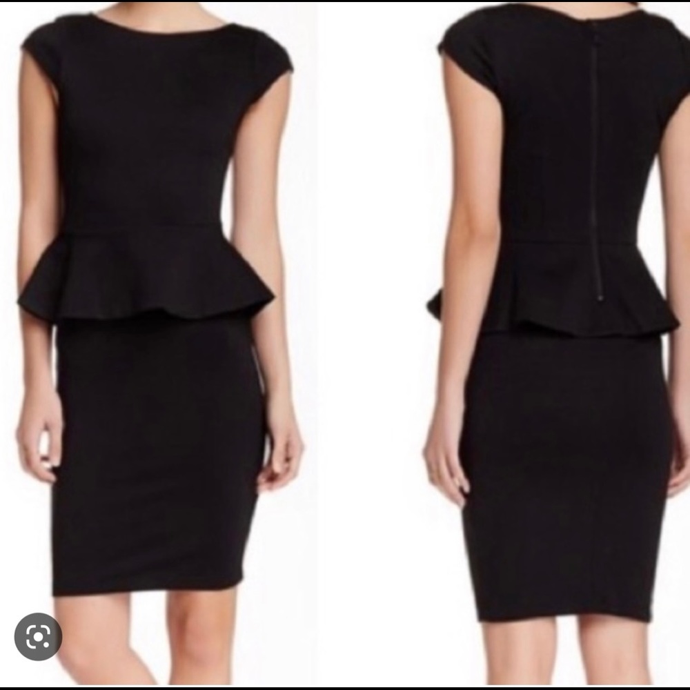 Alice and Olivia Tracey Peplum dress
